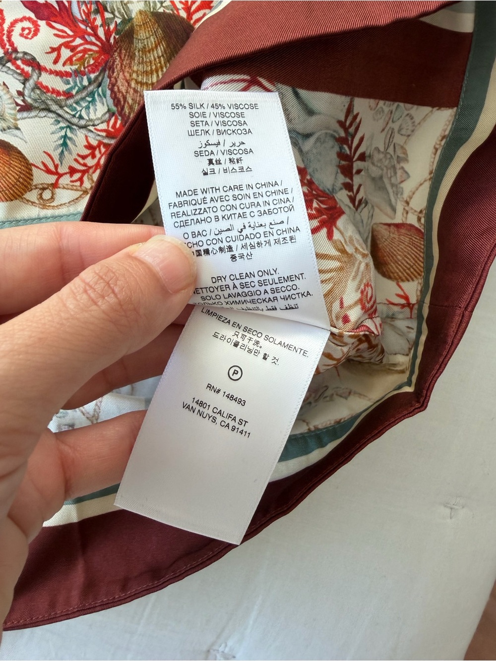 Doen Small Heirloom Malia Dress Mini in Coquillages des Biarritz - Picture 14 of 15